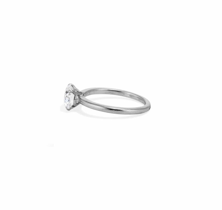 Cartier Mid Century 1.02 Carat Old European Cut Diamond Solitaire
