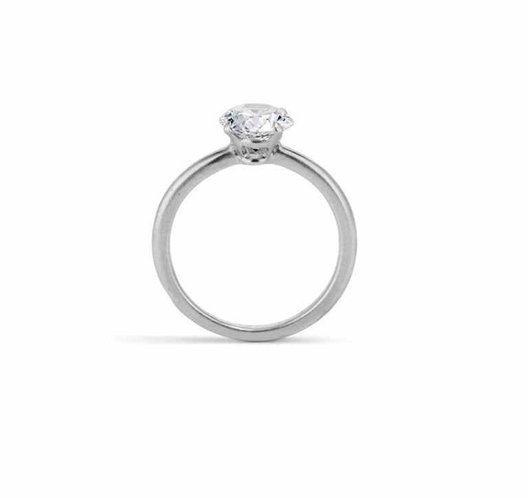 Cartier Mid Century 1.02 Carat Old European Cut Diamond Solitaire