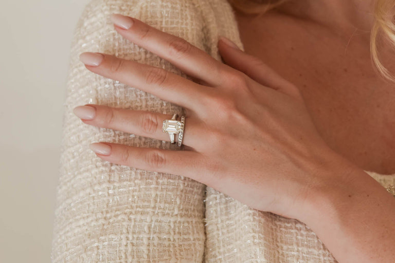 Cartier Midcentury 4.63 Carat Emerald Cut Diamond Vintage Engagement Ring