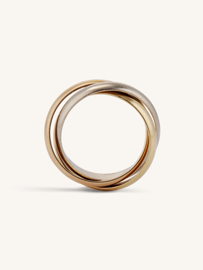 Cartier Trinity Vintage 18K Tri-Color Gold Ring | 1980s–1990s