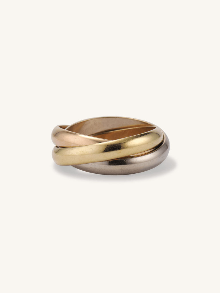 Cartier Trinity Vintage 18K Tri-Color Gold Ring | 1980s–1990s