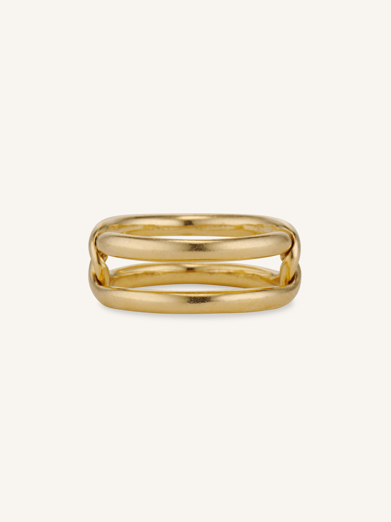 Cartier Vintage Gold Interlocking Puzzle Ring