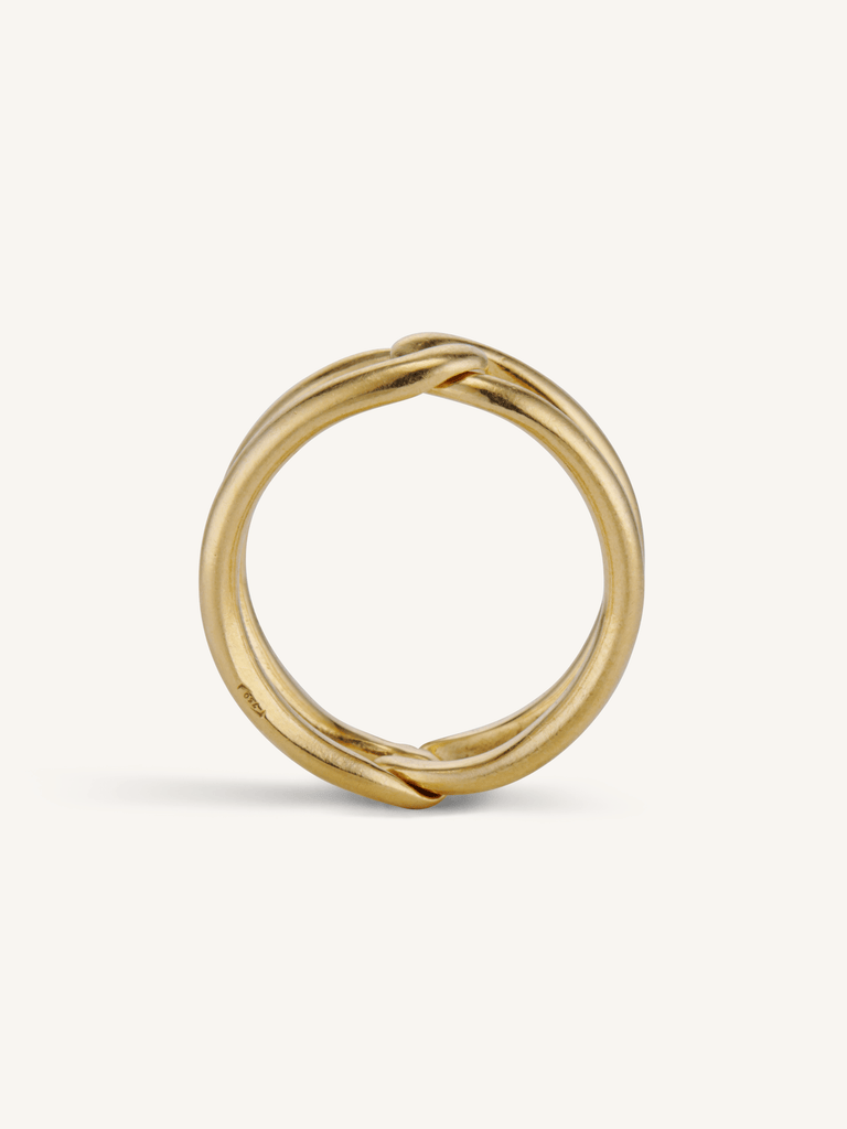 Cartier Vintage Gold Interlocking Puzzle Ring