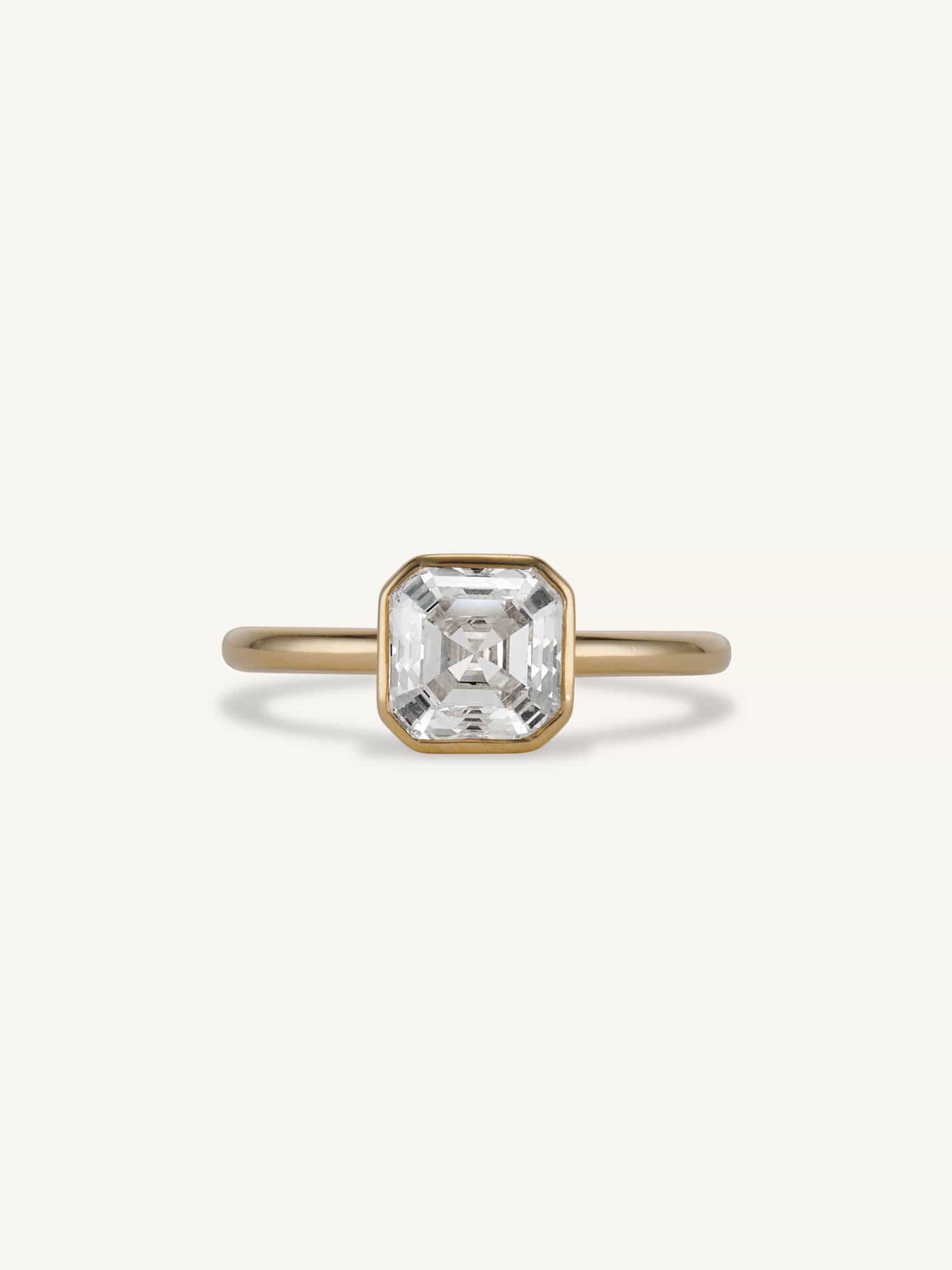 2 CT Asscher Cut Lab Diamond Engagement Ring,Asscher Solitaire top Ring,Promise Ring,Gift For Her,Asscher Cut Diamond Ring,Lifestyle Ring.