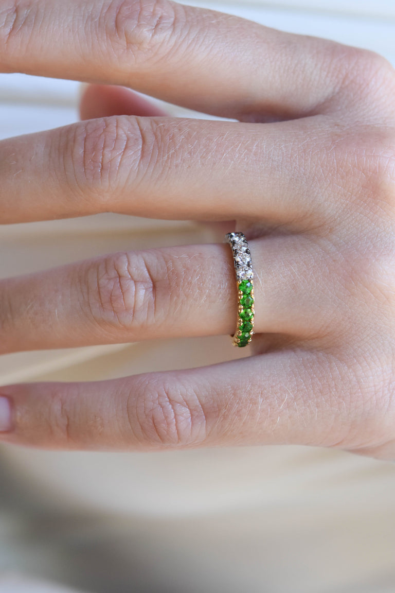 Day & Night Old Miner with Demantoids