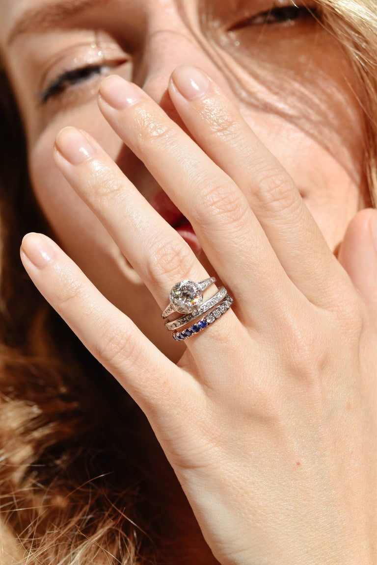 Day & Night Old Miner with Sapphires