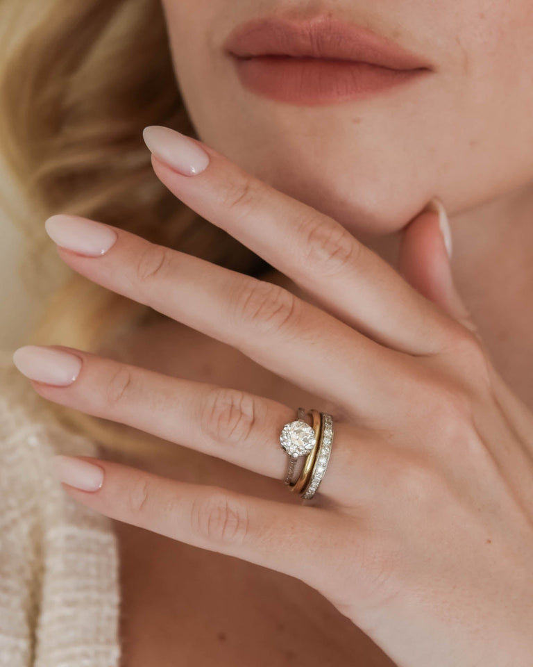 Dreicer & Co. Art Deco 2.12 Carat Old European Cut Diamond Engagement Ring