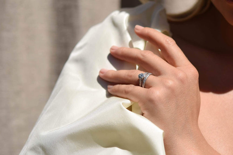 Early Art Deco .75 Carat Transitional Cut Diamond Engagement Ring