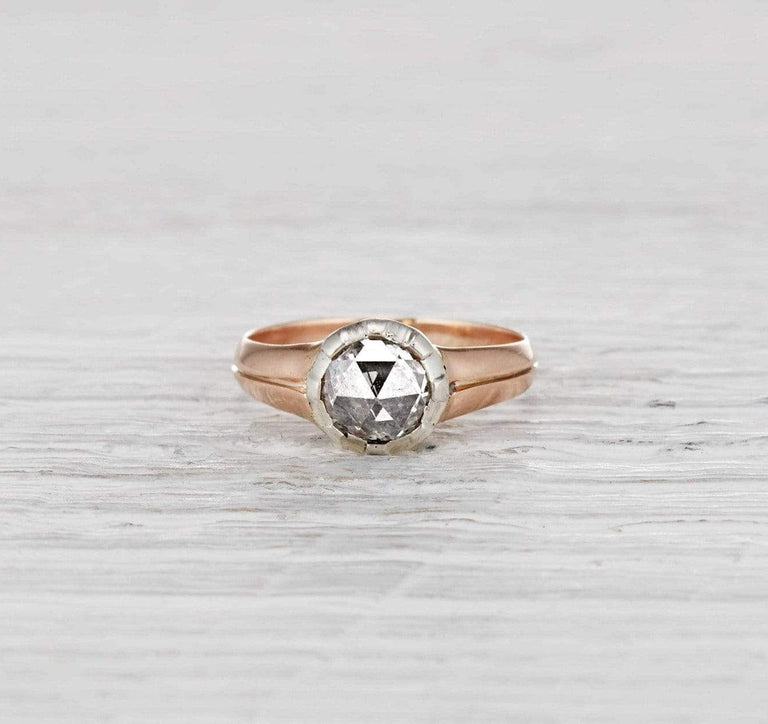 Early Victorian Rose Cut Diamond Ring