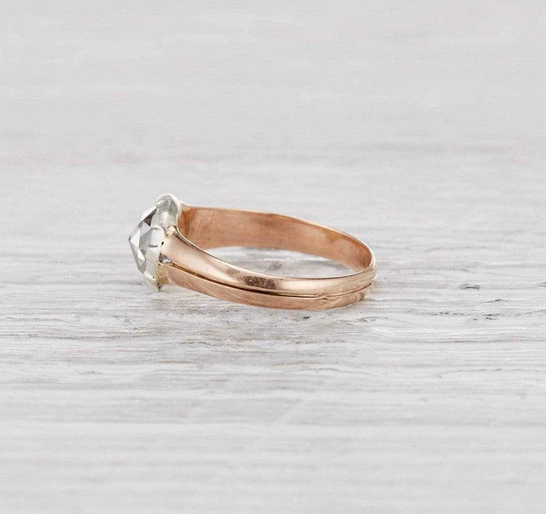 Early Victorian Rose Cut Diamond Ring