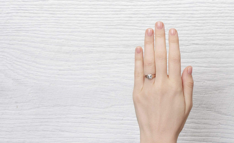 Early Victorian Rose Cut Diamond Ring