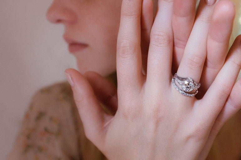 Edwardian 1.60 Carat Old European Diamond Filigree Ring