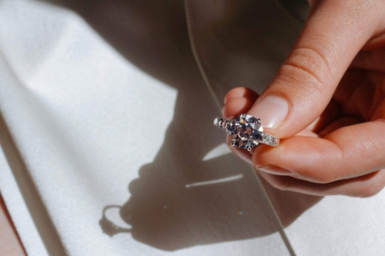 Edwardian 2.16 Carat Old European Cut Diamond Ring