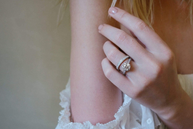 Edwardian 2.21 Carat Old European Diamond Ring