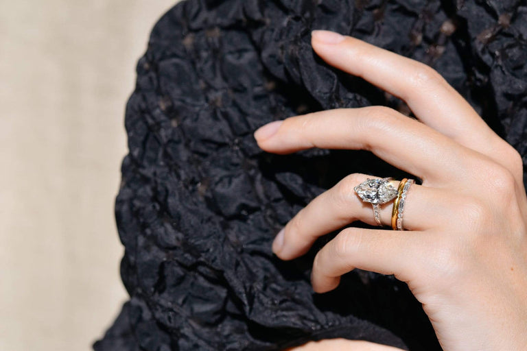 Edwardian 4.52 Carat Marquise Diamond Ring