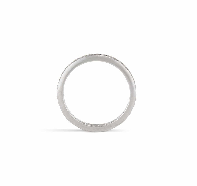 Edwardian .40 Carat Diamond and Platinum Eternity Wedding Band