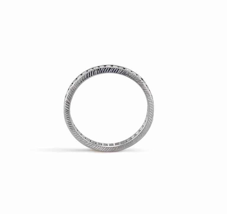 Edwardian .50 Carat Single-Cut Diamond Eternity Band