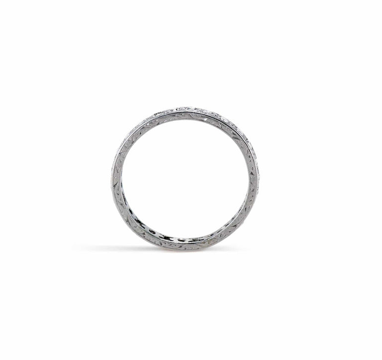 Edwardian .50 Carat Single-Cut Diamond Eternity Band