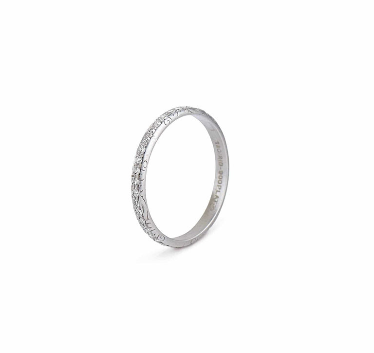 Edwardian .65 Carat Single Cut Diamond and Platinum Band