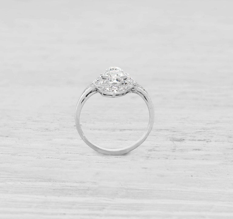 EDWARDIAN DIAMOND COCKTAIL RING