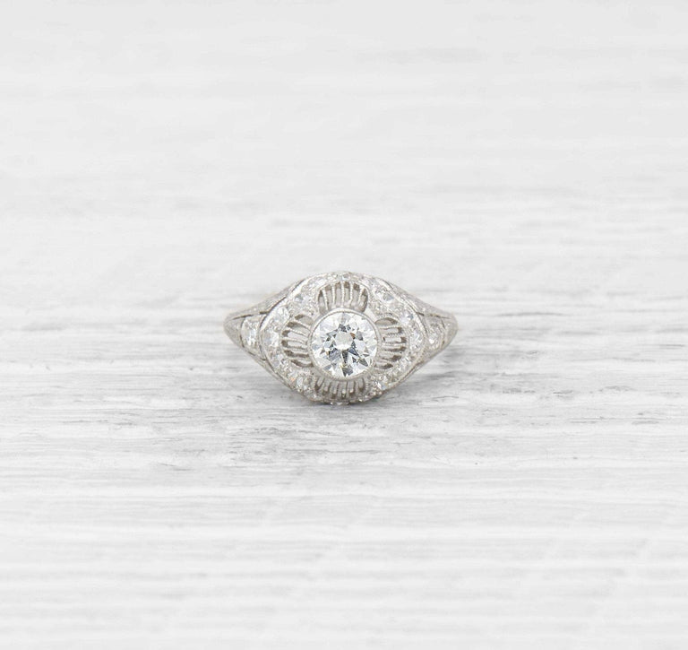 Edwardian Diamond Engagement Ring