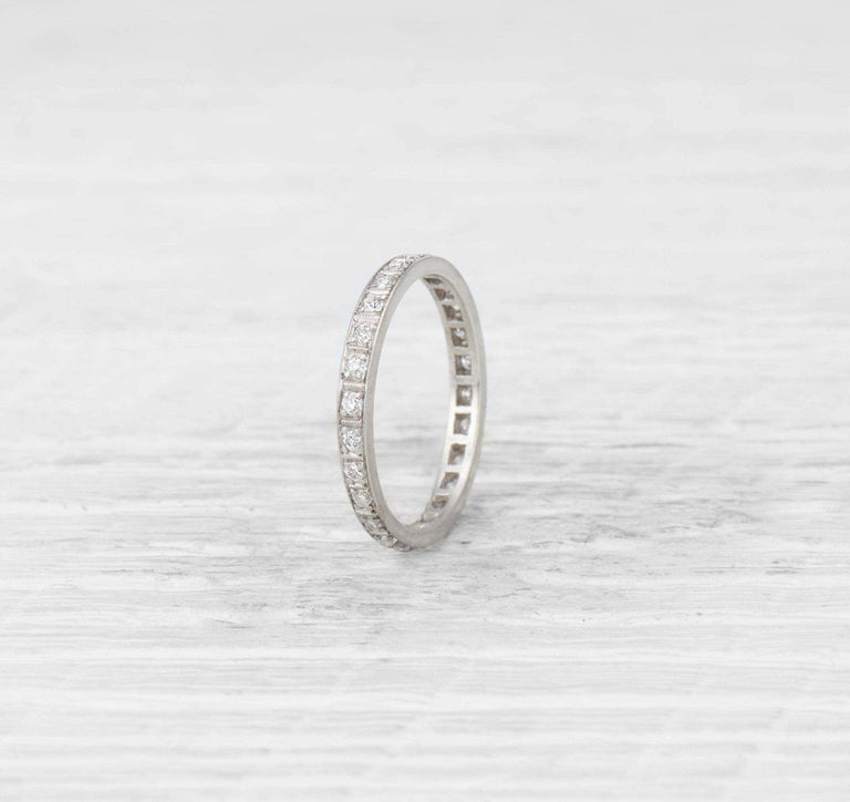 Edwardian Diamond Eternity Band