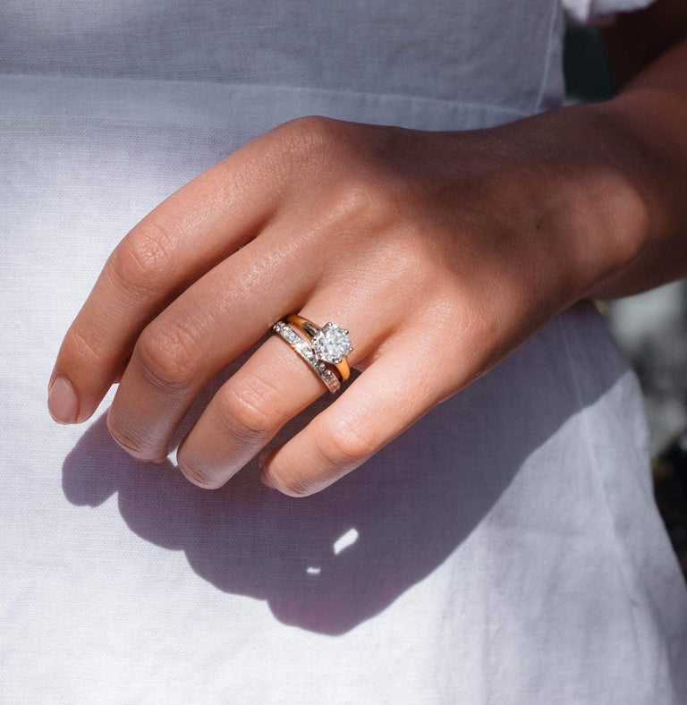EDWARDIAN DIAMOND ETERNITY BAND