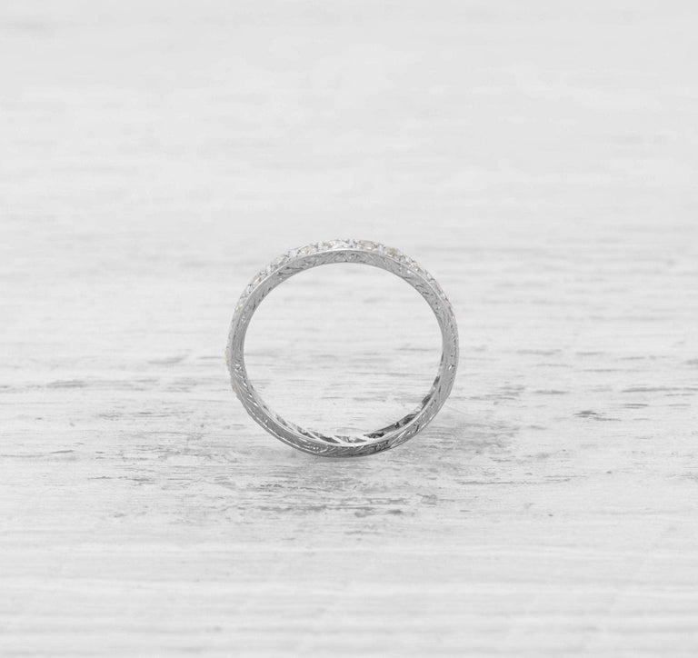EDWARDIAN DIAMOND ETERNITY BAND