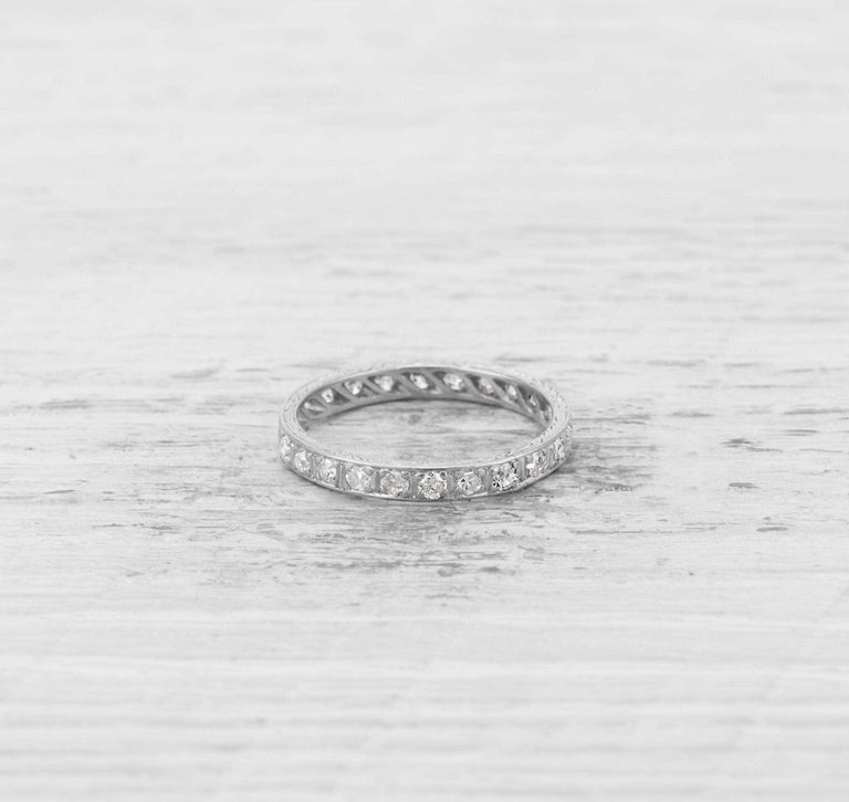 EDWARDIAN DIAMOND ETERNITY BAND