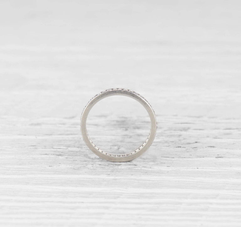 EDWARDIAN DIAMOND ETERNITY BAND RING SIZE 6