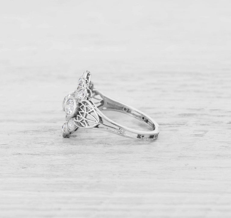 EDWARDIAN DIAMOND FILIGREE ENGAGEMENT RING