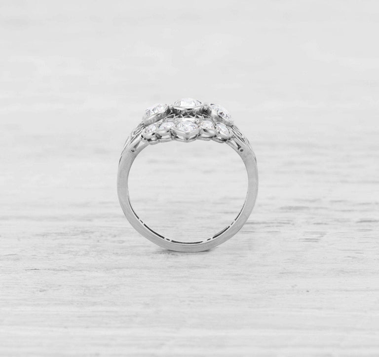 EDWARDIAN DIAMOND FILIGREE ENGAGEMENT RING