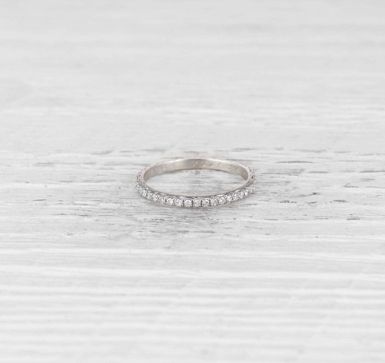 EDWARDIAN DIAMOND WEDDING BAND