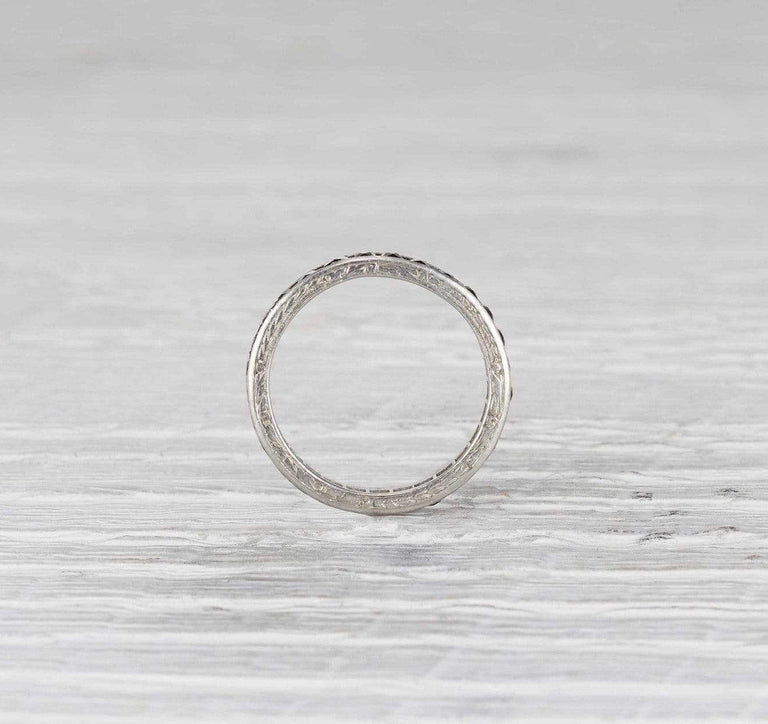 Edwardian Onyx Eternity Band