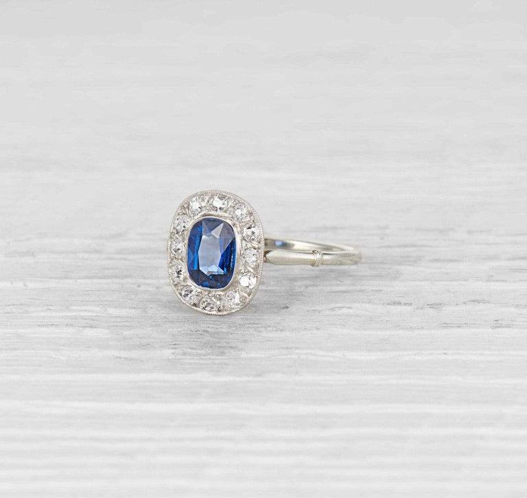 Edwardian Sapphire Engagement Ring