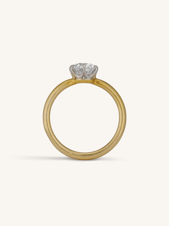 Edwardian Tiffany & Co. 1.21 Carat Old European Cut Diamond Engagement Ring