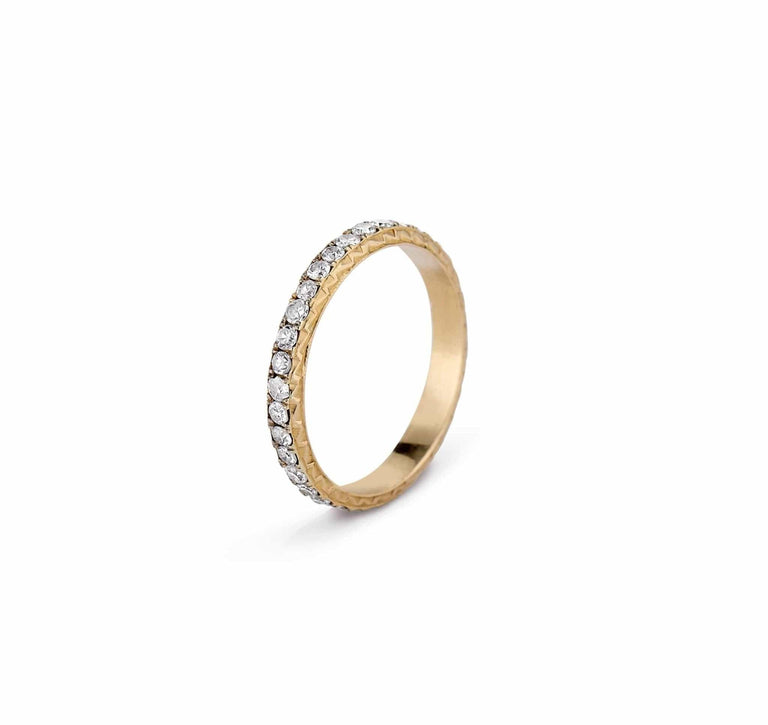 Engraved Wedding Band with .60 Single Cut Diamonds in Gold