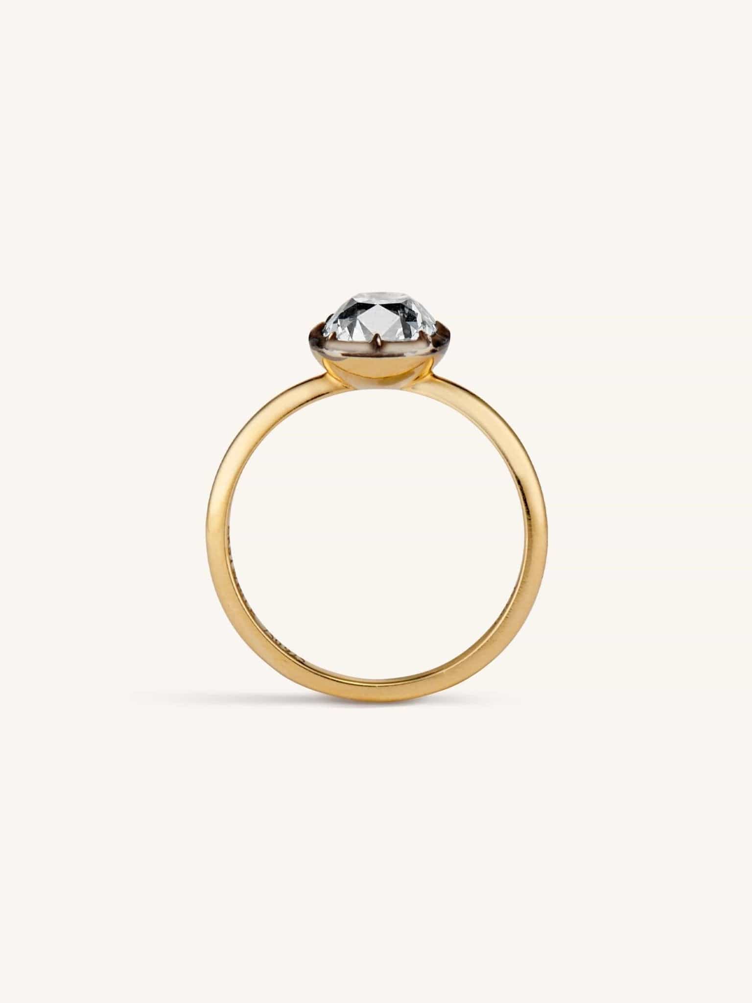 One of A Kind: Manhattan Asscher Diamond Ring – Tippy Taste Jewelry