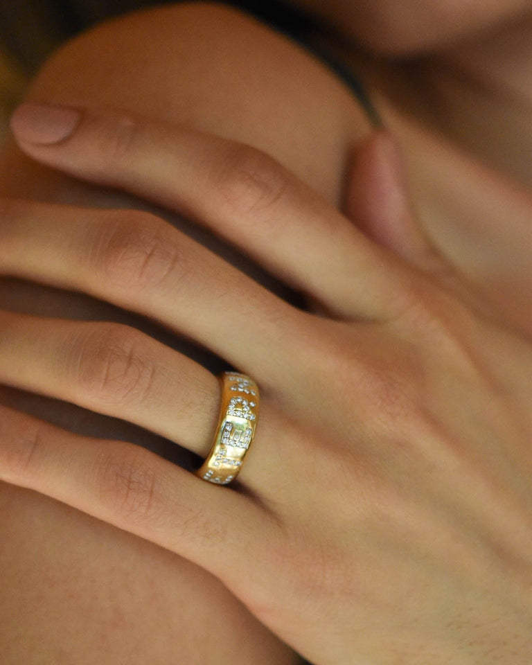 French Van Cleef & Arpels Vintage Diamond 'Eternity Ring" Band Size 6.25