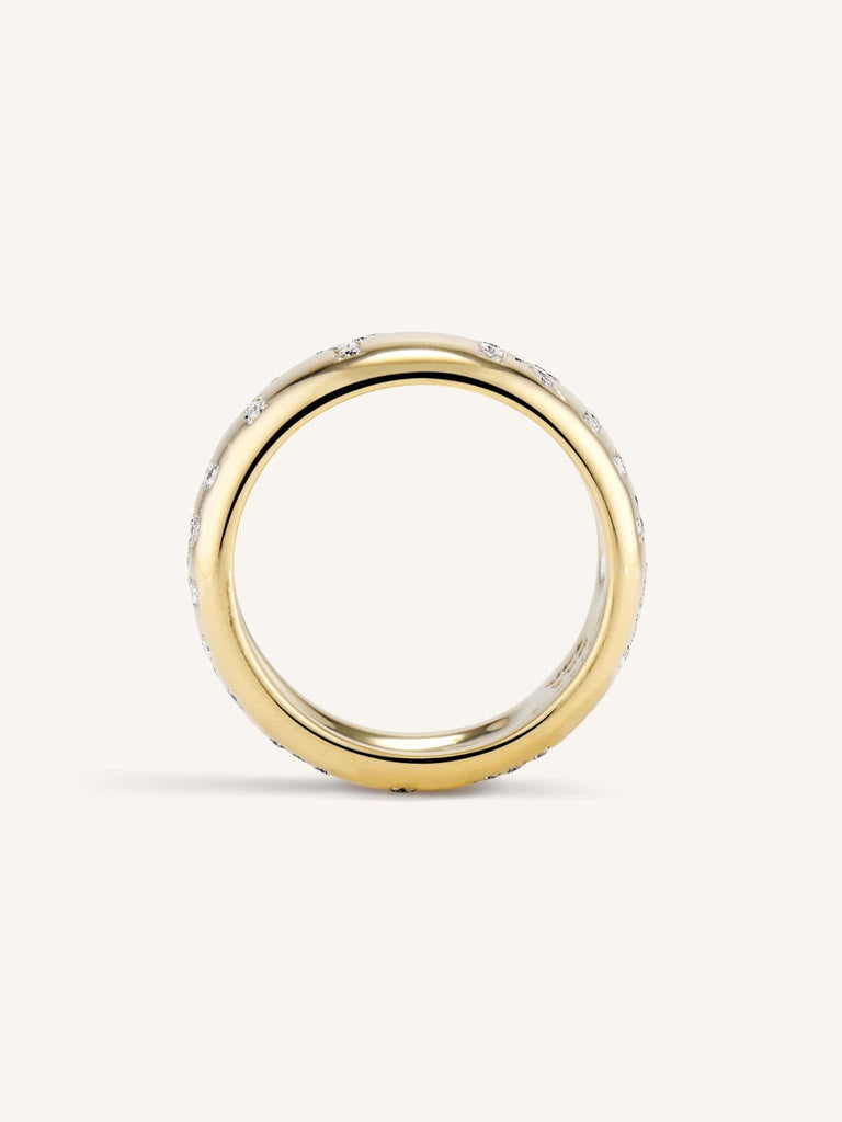 French Van Cleef & Arpels Vintage Diamond 'Eternity Ring" Band Size 6.25