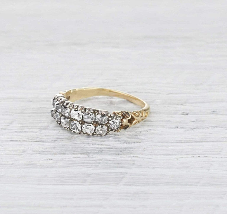 Georgian Double Row Diamond Ring