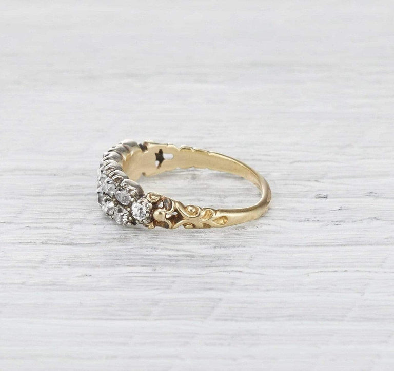 Georgian Double Row Diamond Ring