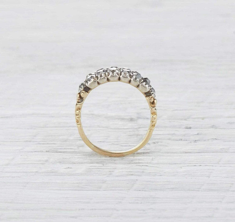 Georgian Double Row Diamond Ring