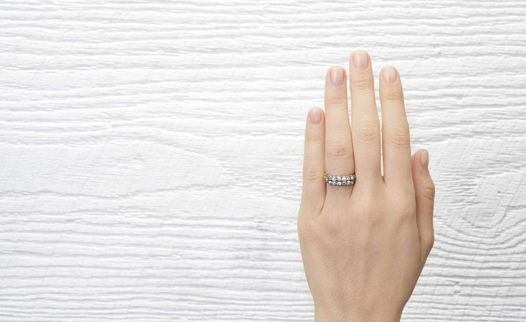 Georgian Double Row Diamond Ring