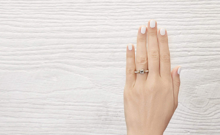 Georgian Enamel Mourning Ring