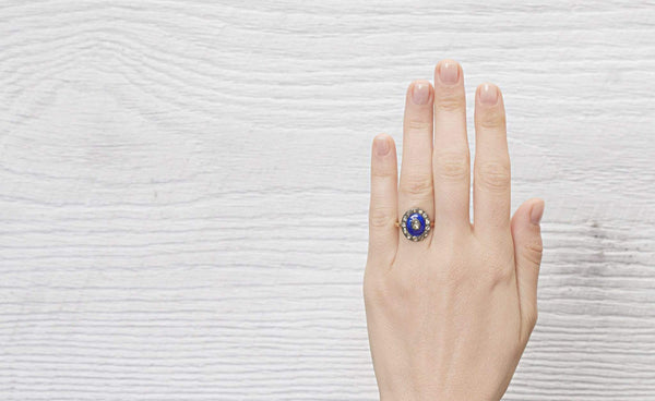 Georgian Enamel Mourning Ring – Erstwhile