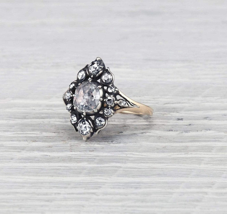 Georgian Rose Cut Diamond Ring