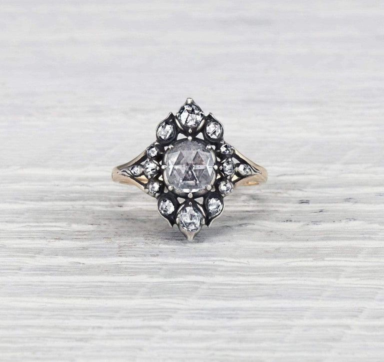 Georgian Rose Cut Diamond Ring