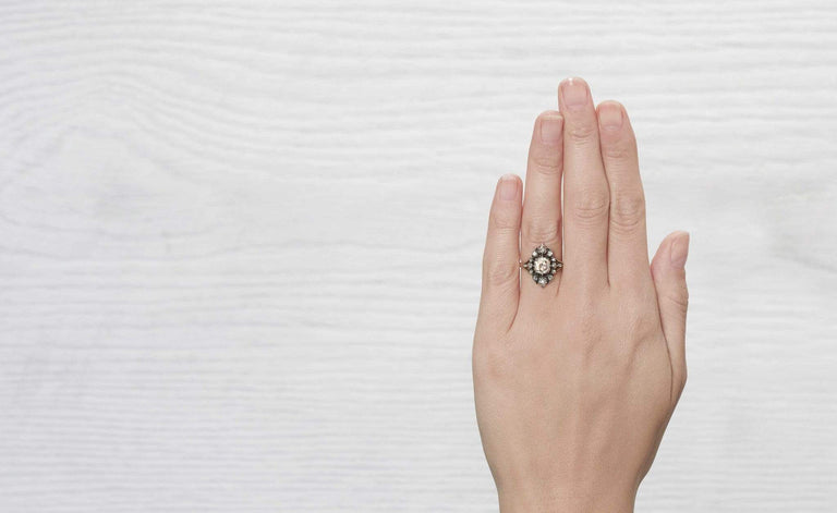 Georgian Rose Cut Diamond Ring