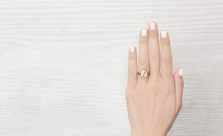 Georgian Urn Motif Mourning Ring